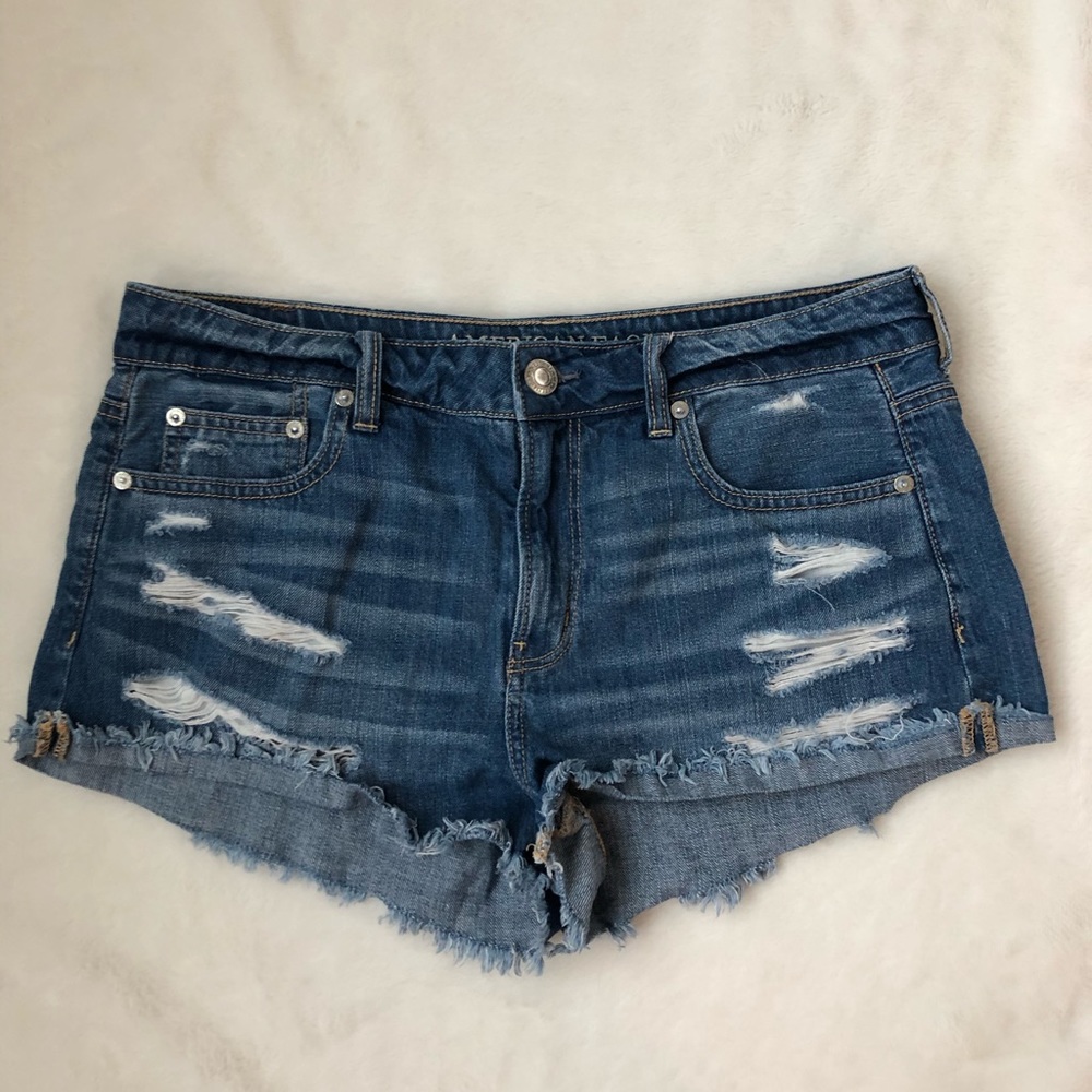 American Eagle distressed shorts